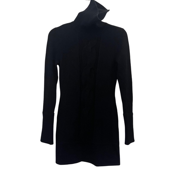 INC Silk Angora Turtleneck Sweater Dress - Picture 2 of 6